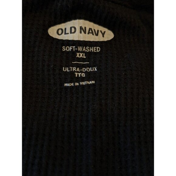 Old Navy Ski Graphic Thermal Tee Womens Plus XXL Black Long Sleeve Soft Washed - Picture 6 of 7